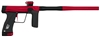 A red and black Planet Eclipse GTek 180R electronic paintball gun.
