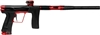 A Planet Eclipse Geo R5 paintball marker in the Revenge (Black / Red) colorway.