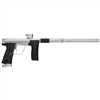 A Planet Eclipse CS3 Pro paintball marker in the Protocol Silver colorway.