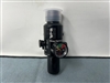 A Ninja 3000psi Ultralite tank regulator. This regulator has a lightweight aluminum bonnet, and features Ninja's O-Ring Fill Valve and Micro Gauge. This regulator has a fixed output pressure of 300psi