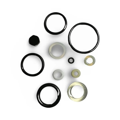 A rebuild kit for Powerhouse TKO paintball tank regulators