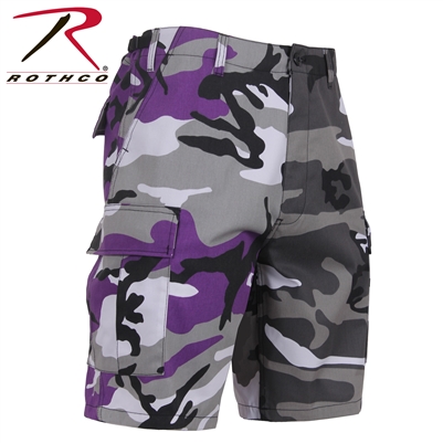 Rothco Two-Tone Camo BDU Short - Ultra Violet Purple / City Camo