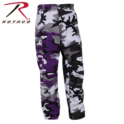 Rothco Two-Tone BDU Pants - Ultra Violet Purple / City