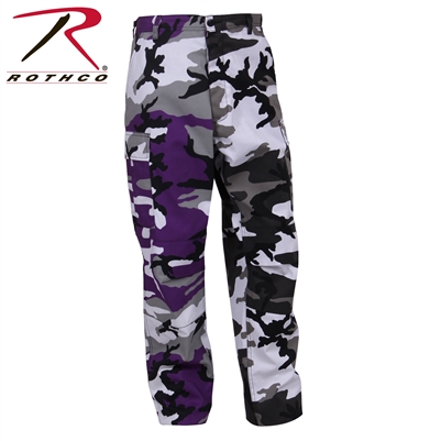 Rothco Two-Tone BDU Pants - Ultra Violet Purple / City - 3XL