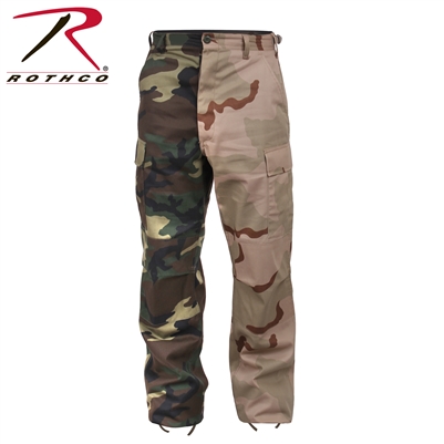 Rothco Two-Tone BDU Pants - Woodland / Tri-Desert