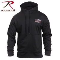 Rothco Thin Red Line Concealed Carry Hoodie - Black