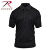 Rothco Moisture Wicking Polo Shirt - Black