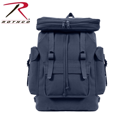 Rothco Canvas European Style Rucksack - Navy