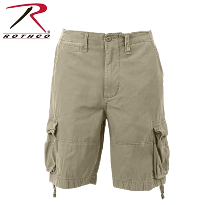 Rothco Vintage Infantry Utility Shorts - Khaki