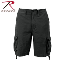 Rothco Vintage Infantry Utility Shorts - Black