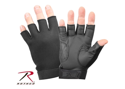 Rothco Fingerless Stretch Fabric Duty Gloves