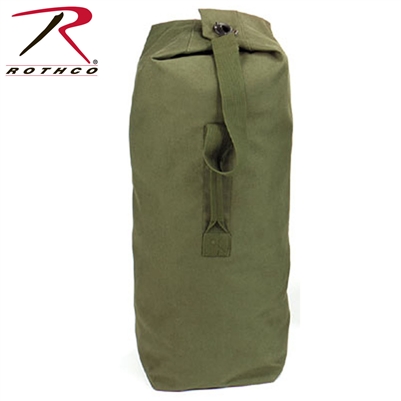 Rothco Heavyweight Top Load Canvas Duffle Bag 25x42 - Olive