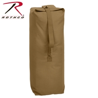 Rothco Heavyweight Top Load Canvas Duffle Bag 30x50 - Coyote