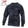 Rothco Long Sleeve Colored Camo T-Shirt - Midnight Blue