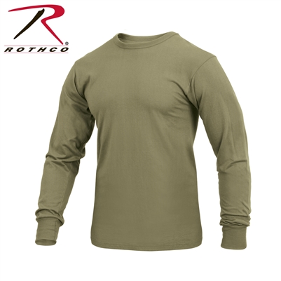 Rothco Long Sleeve Solid T-Shirt - Coytoe Brown