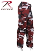 Rothco Womens Paratrooper Colored Camo Fatigues - Red
