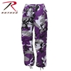 Rothco Womens Paratrooper Colored Camo Fatigues - Ultra Violet