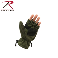 Rothco Fingerless Sniper Glove / Mitten - Olive