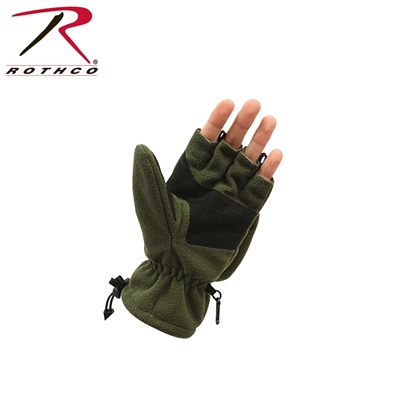 Rothco Fingerless Sniper Glove / Mitten - Olive