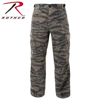 Rothco Vintage Vietnam Fatigue Pant Rip-Stop - Tiger Stripe