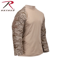 Rothco Tactical Airsoft Combat Shirt - Desert Digi
