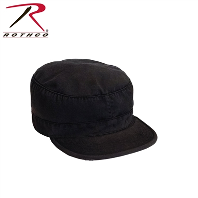 Rothco Solid Vintage Fatigue Cap - Black