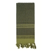 A Rothco lightweight shemagh in olive drab green.
