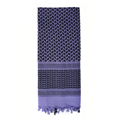 A Rothco lightweight shemagh in purple.