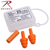 Rothco G.I. Type Silicone Ear Plugs - Orange