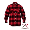 Rothco Extra Heavyweight Buffalo Plaid Flannel Shirt - Red