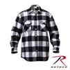 Rothco Extra Heavyweight Buffalo Plaid Flannel Shirt - White