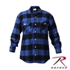 Rothco Extra Heavyweight Buffalo Plaid Flannel Shirt - Blue - 2XL