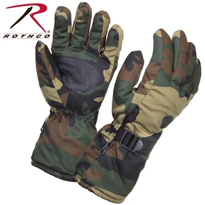 Rothco Extra Long Insulated Gloves - Woodland