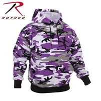Rothco Pullover Hooded Sweatshirt - Ultra Violet Camo
