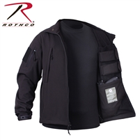 Rothco Concealed Carry Soft Shell Jacket - Black