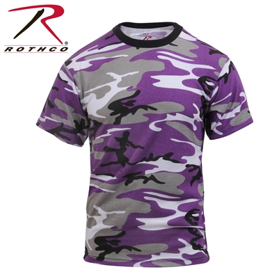 Rothco Colored Camo T-Shirt - Ultra Violet