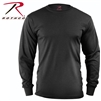 Rothco Long Sleeve Solid T-Shirt - Black