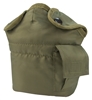 A Rothco G.I. style canteen cover. The cover is olive drab. Part number 616.