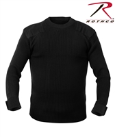 Rothco Acrylic Commando Sweater - Black