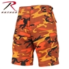 Rothco Colored Camo BDU Shorts - Savage Orange