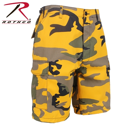 Rothco Colored Camo BDU Shorts - Stinger Yellow