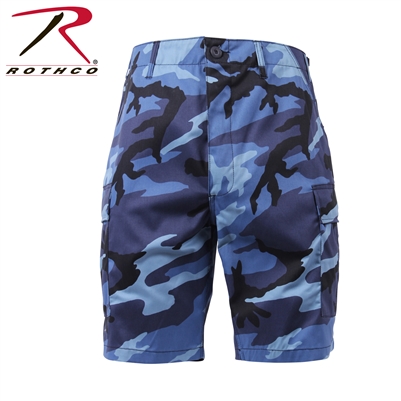 Rothco Colored Camo BDU Shorts - Sky Blue
