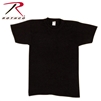 Rothco Solid Color Poly/Cotton Military T-Shirt - Black - 3XL