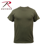 Rothco Solid Color Poly/Cotton Military T-Shirt - Olive Drab - 3XL