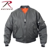 Rothco MA-1 Flight Jacket - Gun Metal