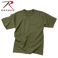 Rothco Solid Color 100% Cotton T-Shirt - OD Green - 2XL