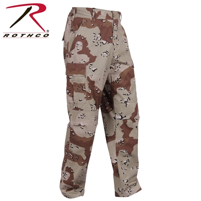 Rothco Camo Tactical BDU Pants - Six Color Desert - 2XL