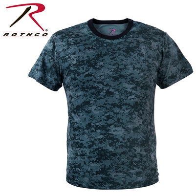 Rothco Digital Camo T-Shirt - Midnight - 2XL