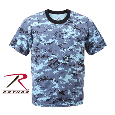 Rothco Digital Camo T-Shirt - Sky Blue