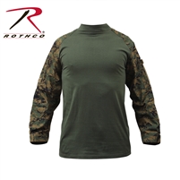Rothco Military FR NYCO Combat Shirt - Woodland Digital